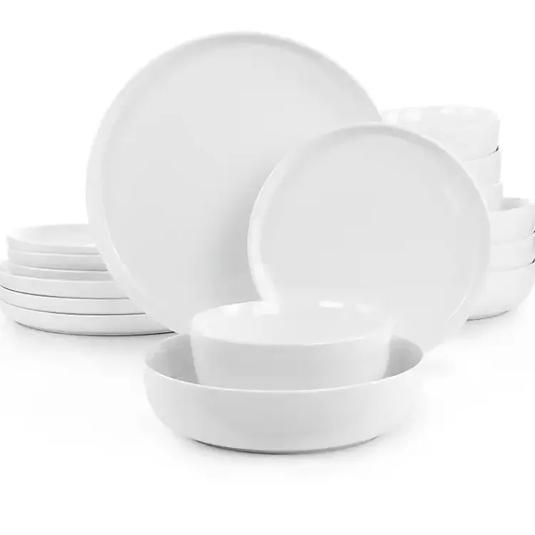 white_modern_ceramic_pc_dinnerware_set_8.webp Modern Ceramic 16-pc. Dinnerware Set>Kirklands Home Cheap