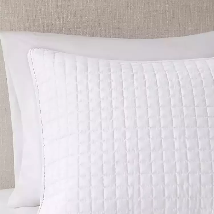 white_nash_pc_reversible_queen_coverlet_set_4.webp Nash 3-pc. Reversible Queen Coverlet Set>Kirklands Home Online