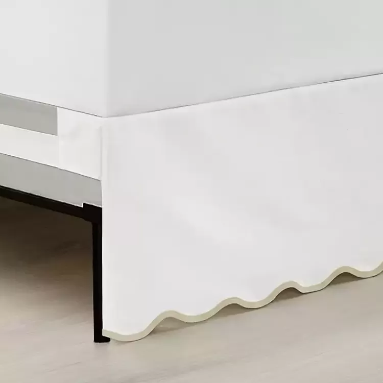 white_neutral_scalloped_coastal_queen_bed_skirt_2.webp White Neutral Scalloped Coastal Queen Bed Skirt>Kirklands Home Shop