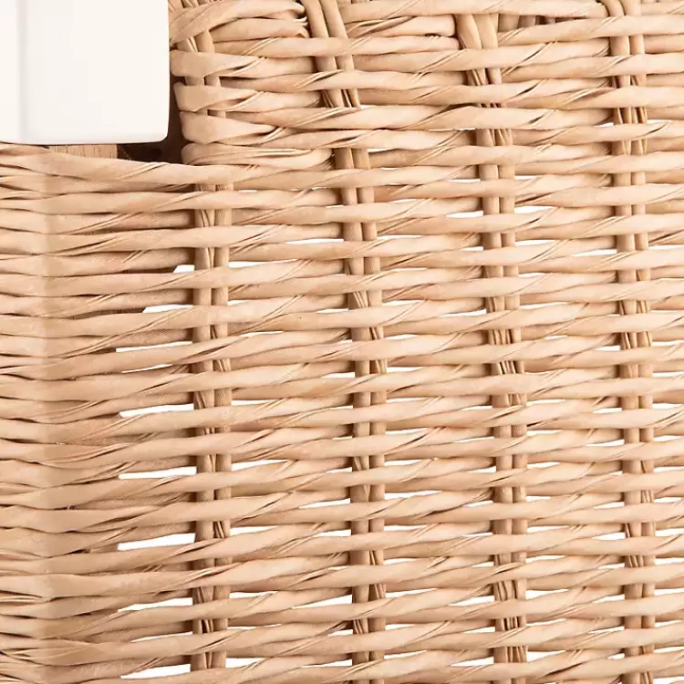 white_newport_wood_and_rattan_bench_6.webp White Newport Wood and Rattan Bench>Kirklands Home Fashion