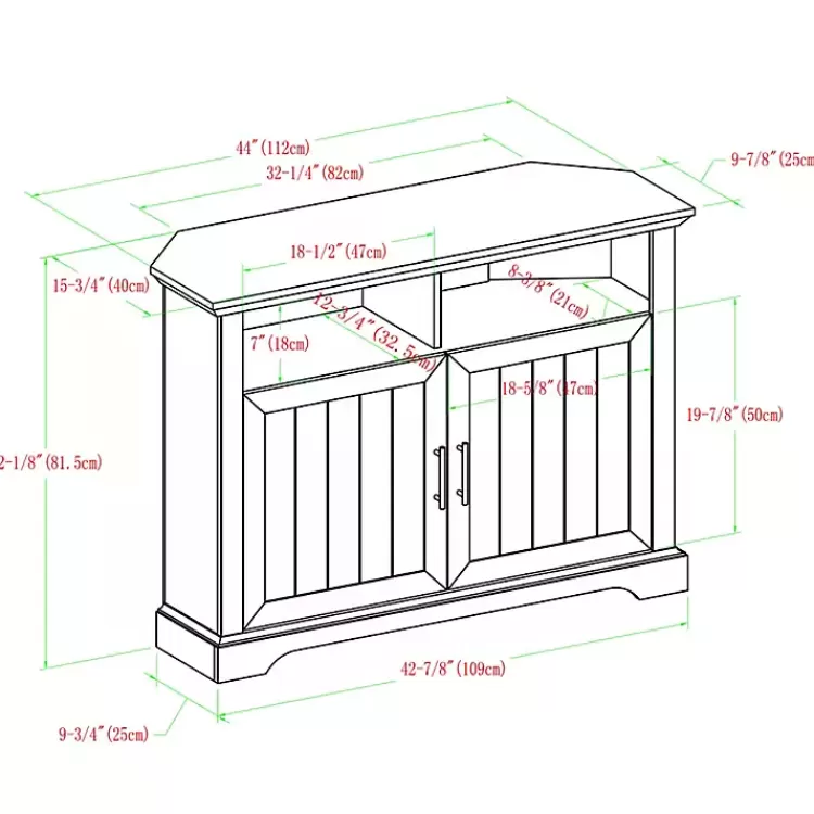 white_oak_grooved_door_corner_tv_stand_5.webp White Oak Grooved Door Corner TV Stand>Kirklands Home Discount