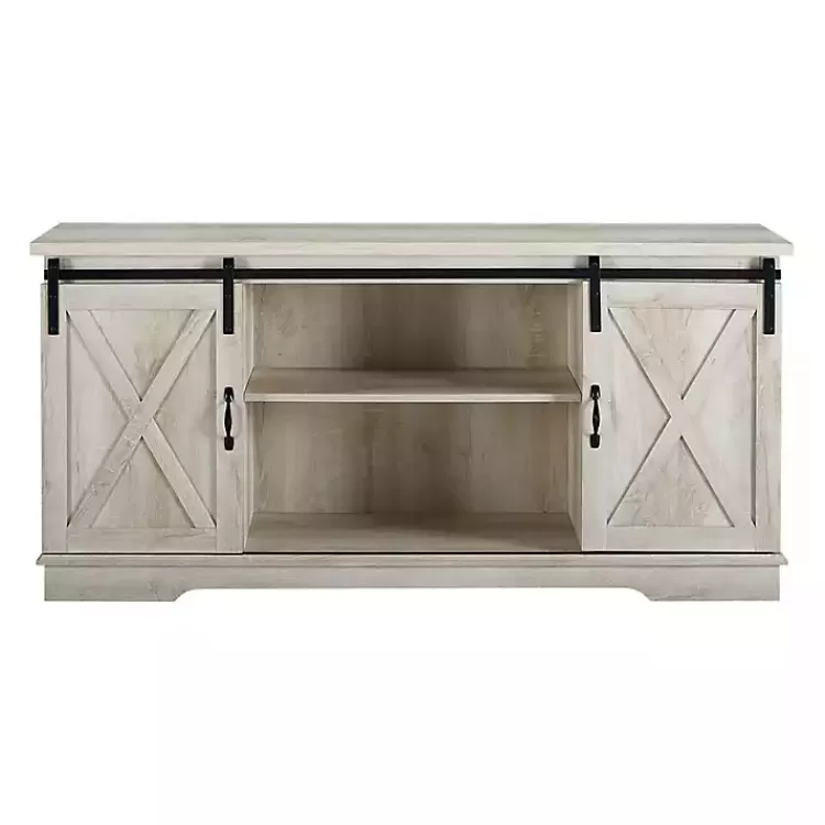 white_oak_sliding_barn_door_tv_stand_3.webp Oak Sliding Barn Door TV Stand>Kirklands Home Clearance