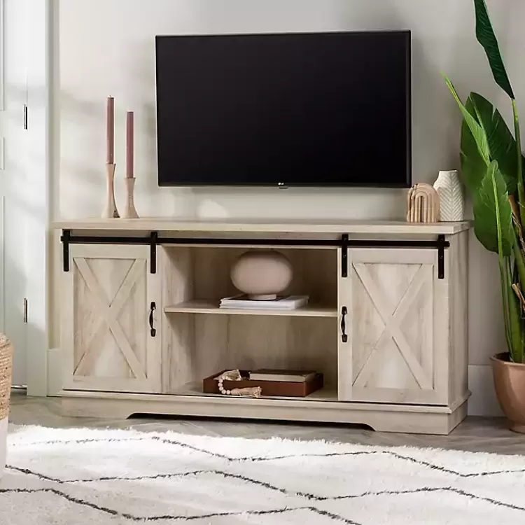 white_oak_sliding_barn_door_tv_stand_4.webp Oak Sliding Barn Door TV Stand>Kirklands Home Clearance