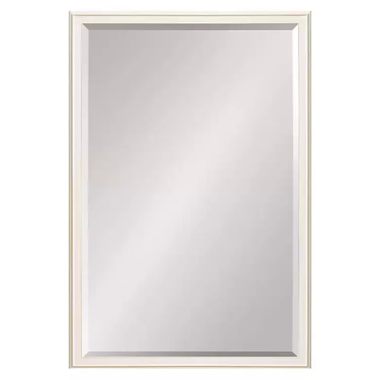 white_oakhurst_rectangle_wall_mirror__in_4.webp White Oakhurst Rectangle Wall Mirror, 30 in.>Kirklands Home Shop
