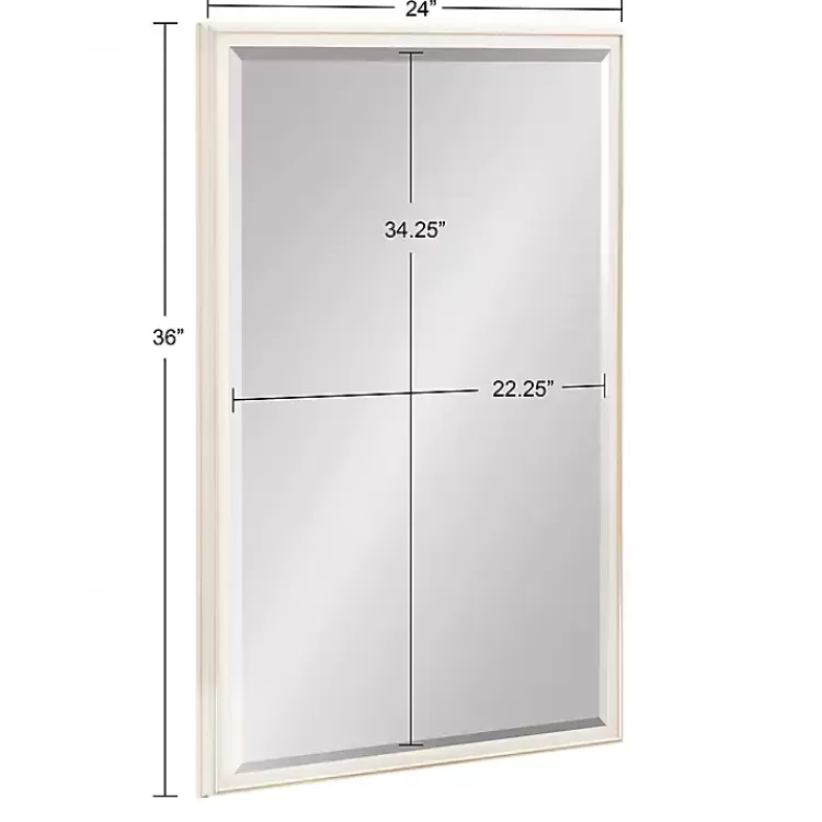 white_oakhurst_rectangle_wall_mirror__in_9-1.webp White Oakhurst Rectangle Wall Mirror, 36 in.>Kirklands Home Best Sale
