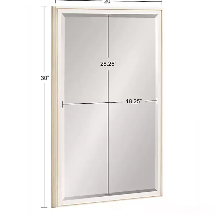 white_oakhurst_rectangle_wall_mirror__in_9.webp White Oakhurst Rectangle Wall Mirror, 30 in.>Kirklands Home Shop