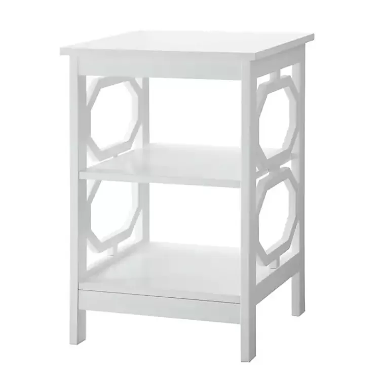 Octagon 2-Shelf Accent Table>Kirklands Home Best Sale