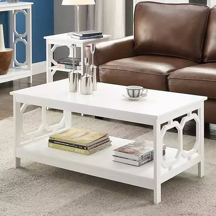 Octagon Single Shelf Coffee Table>Kirklands Home Sale