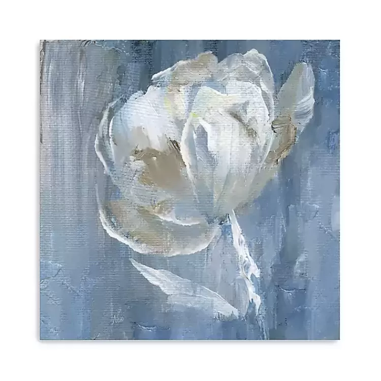 White on Blue Canvas Art Print, 30x30 in.>Kirklands Home Store