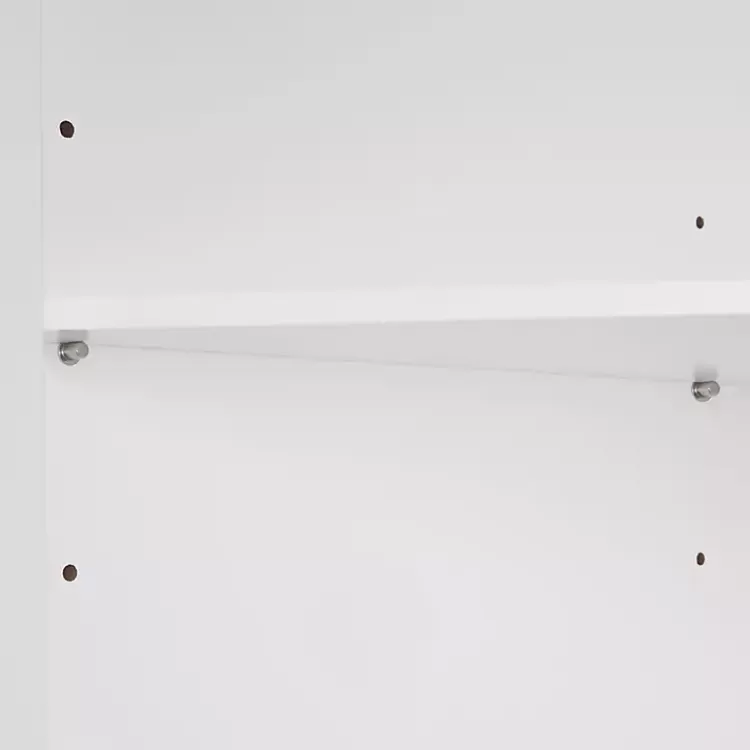 white_open_shelf_corner_cabinet_5.webp Open Shelf Corner Cabinet>Kirklands Home Shop