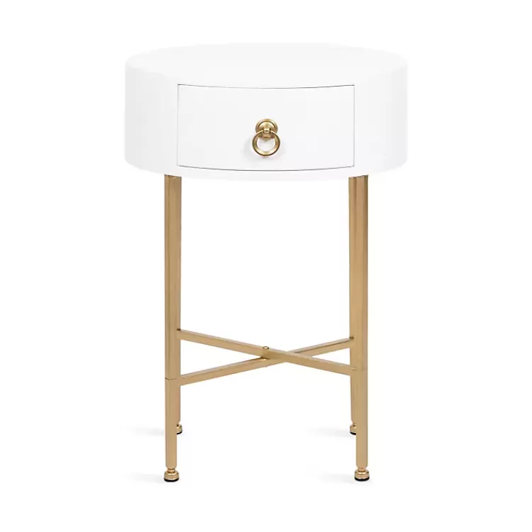 white_oval_decklyn_accent_table_4.webp Oval Decklyn Accent Table>Kirklands Home Cheap