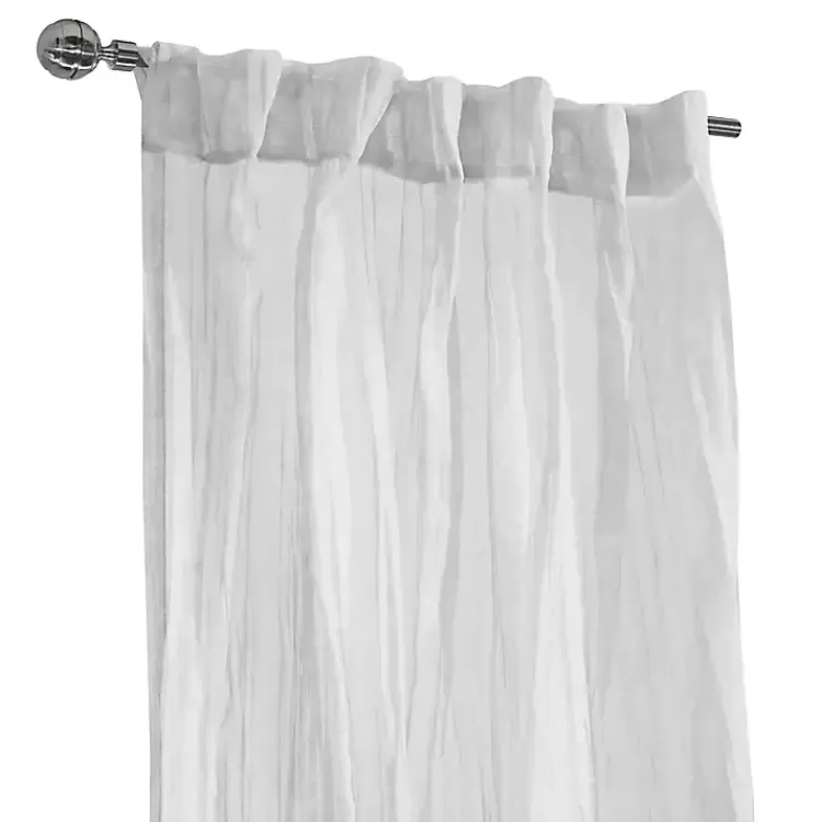 white_paloma_curtain_panel__in_3-1.webp Paloma Curtain Panel, 95 in.>Kirklands Home Outlet