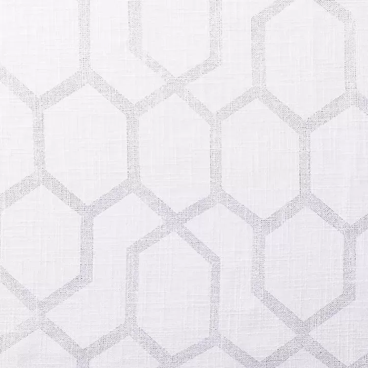 White Paton Curtain Panel Set, 108 in.>Kirklands Home Shop