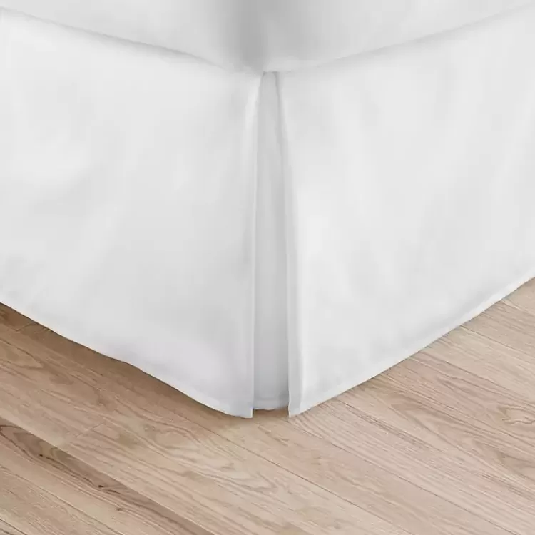 Pleated Microfiber King Bed Skirt>Kirklands Home Flash Sale