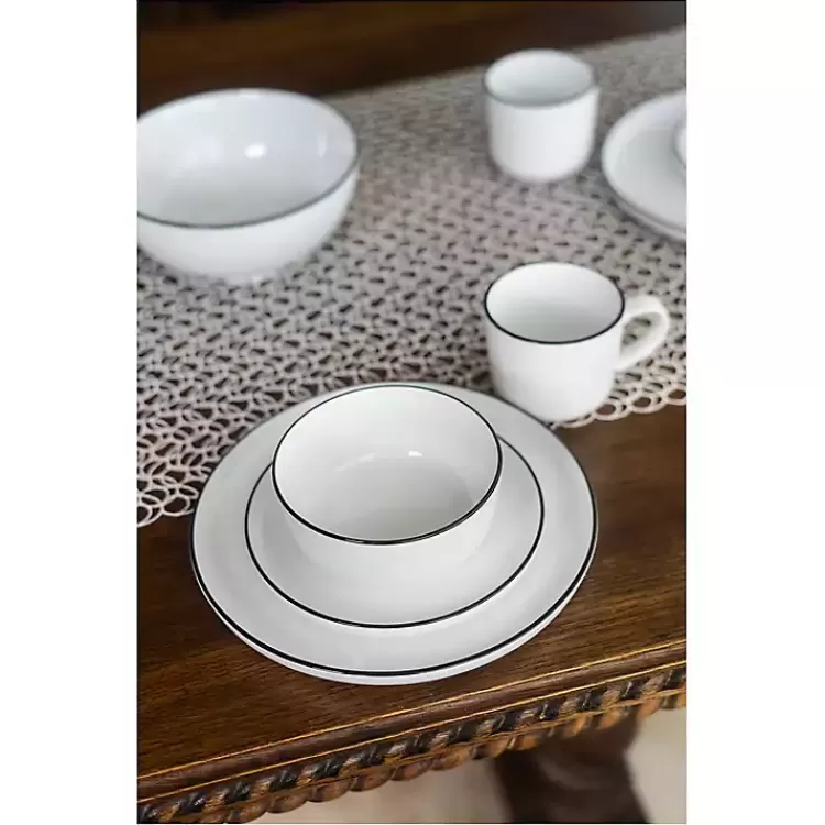 white_porcelain_black_trim_pc_dinnerware_set_4.webp Porcelain Black Trim 16-pc. Dinnerware Set>Kirklands Home Best