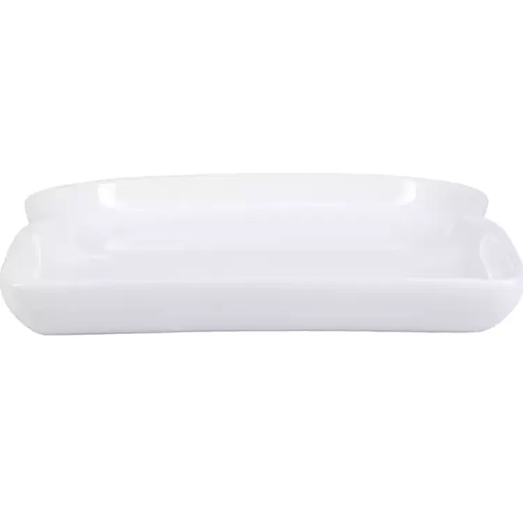 white_porcelain_toast_plates_set_of__4.webp Porcelain Toast Plates, Set of 4>Kirklands Home Outlet