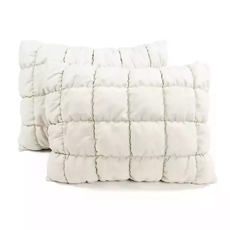 white_puff_pc_fullqueen_comforter_set_2.webp Puff 3-pc. Full/Queen Comforter Set>Kirklands Home Fashion