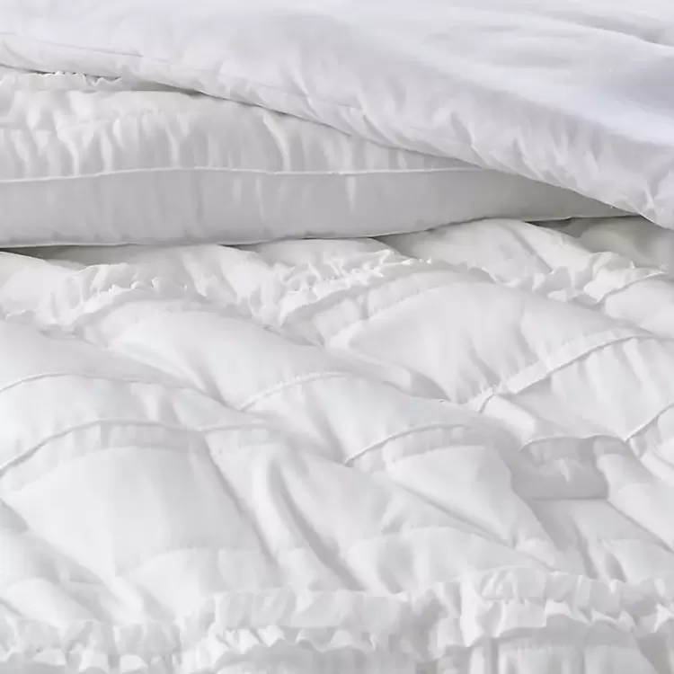white_quilted_california_king_pc_comforter_set_3.webp White Quilted California King 5-pc. Comforter Set>Kirklands Home Clearance