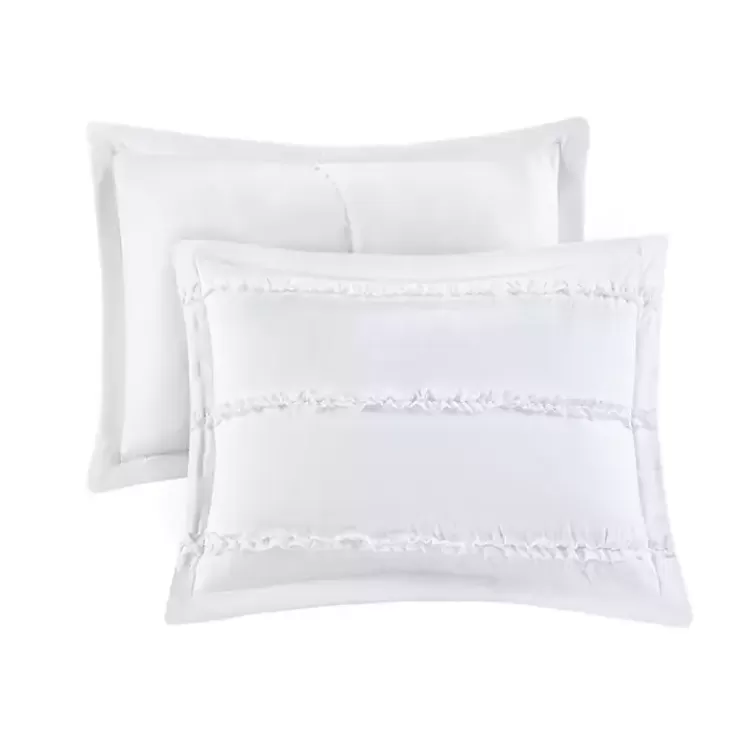 white_quilted_california_king_pc_comforter_set_4.webp White Quilted California King 5-pc. Comforter Set>Kirklands Home Clearance
