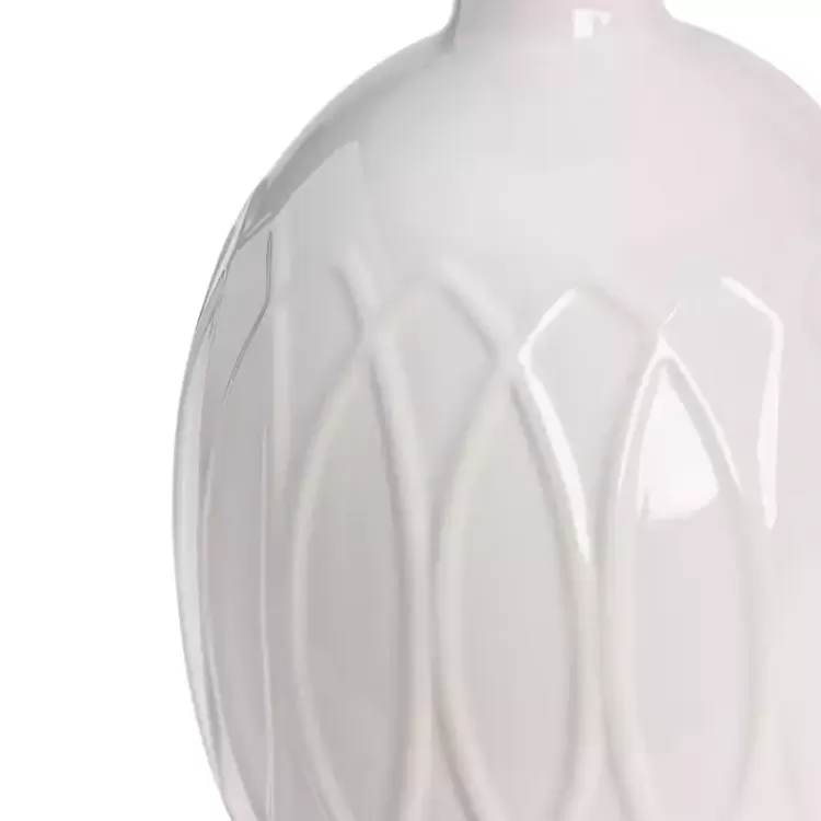 white_raised_geometric_table_lamp_4.webp Raised Geometric Table Lamp>Kirklands Home Best Sale