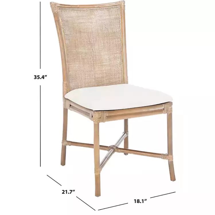 white_rattan_chiara_dining_chairs_set_of__2.webp Rattan Chiara Dining Chairs, Set of 2>Kirklands Home Hot