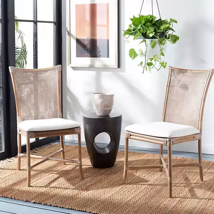 white_rattan_chiara_dining_chairs_set_of__9.webp Rattan Chiara Dining Chairs, Set of 2>Kirklands Home Hot