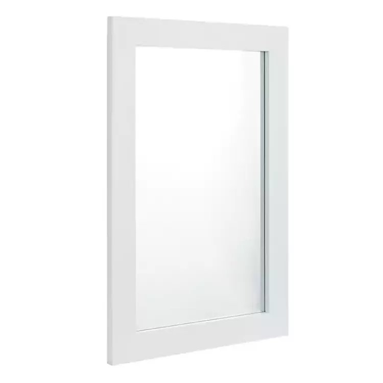 white_rectangular_wood_wall_mirror_3.webp White Rectangular Wood Wall Mirror>Kirklands Home Store
