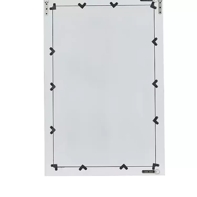 white_rectangular_wood_wall_mirror_4.webp White Rectangular Wood Wall Mirror>Kirklands Home Store