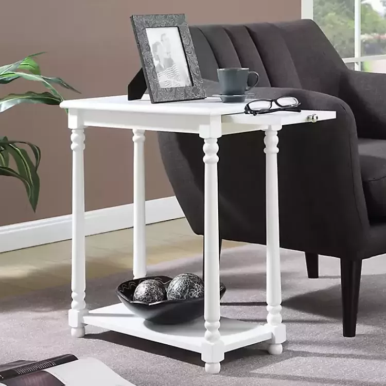 white_regent_wood_accent_table_2.webp Regent Wood Accent Table>Kirklands Home Shop