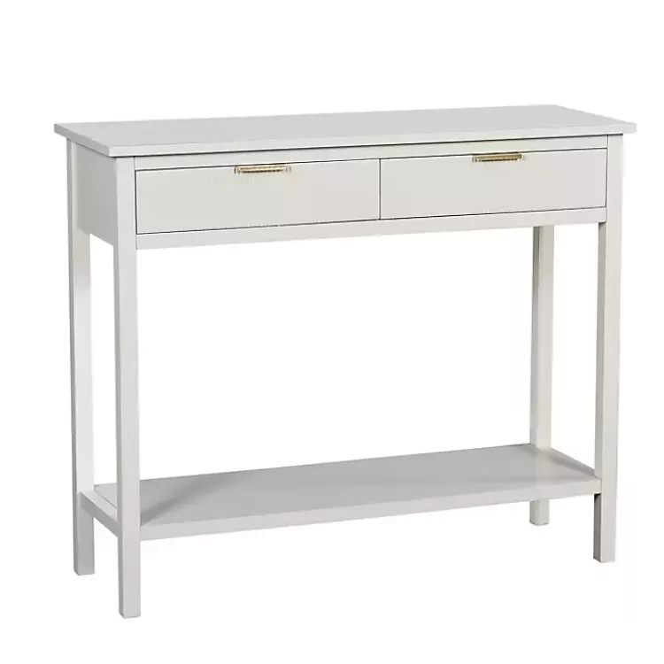 Ribbed Wood 2-Drawer Colleen Console Table>Kirklands Home Hot