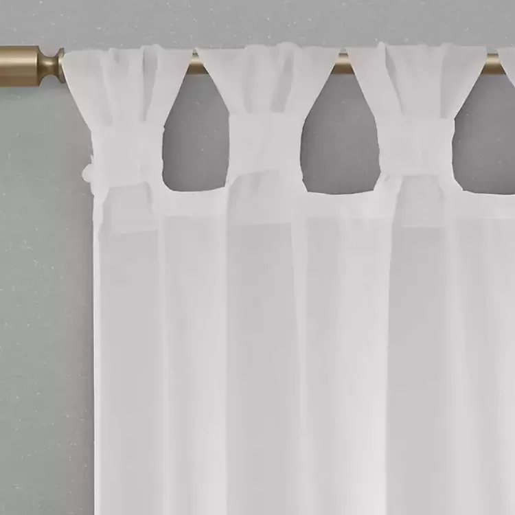 white_rosette_tab_top_curtain_panel__in_4-2.webp Rosette Tab Top Curtain Panel, 63 in.>Kirklands Home Hot