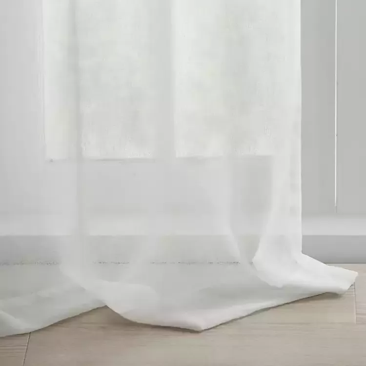 white_rosette_tab_top_curtain_panel__in_5-2.webp Rosette Tab Top Curtain Panel, 63 in.>Kirklands Home Hot