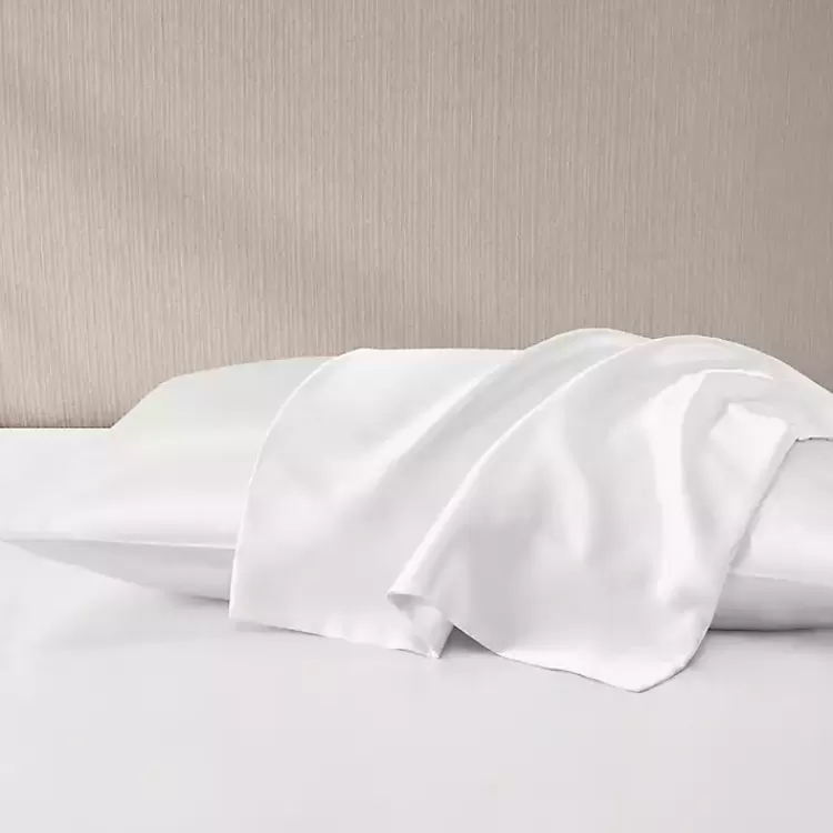 white_satin_king_pc_pillow_case_set_5.webp Satin King 2-pc. Pillow Case Set>Kirklands Home Shop