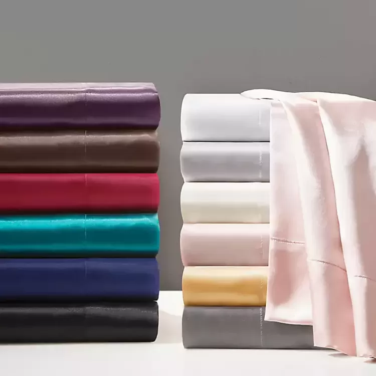white_satin_pc_california_king_sheet_set_9.webp Satin 6-pc. California King Sheet Set>Kirklands Home Clearance