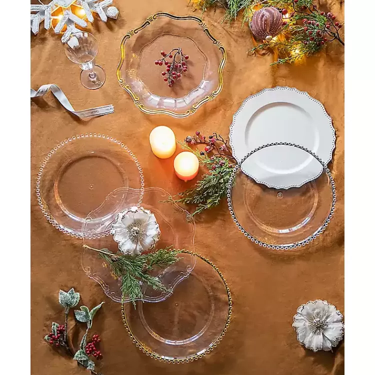 white_scalloped_beaded_rim_chargers_set_of__5.webp Scalloped Beaded Rim Chargers, Set of 4>Kirklands Home Cheap