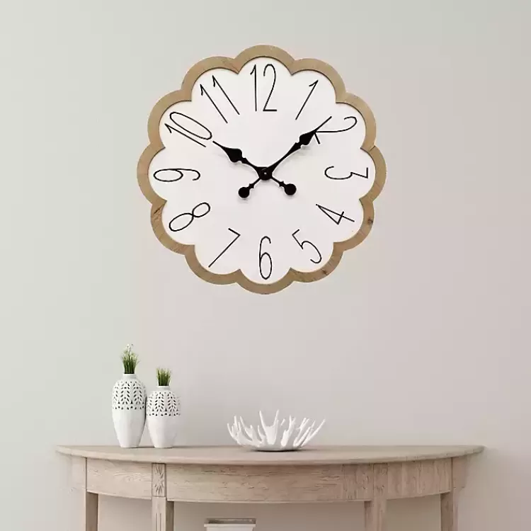 white_scalloped_wood_wall_clock_3.webp White Scalloped Wood Wall Clock>Kirklands Home Best Sale