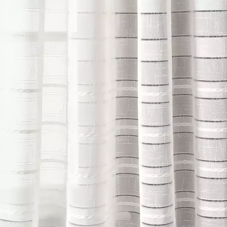 white_sheer_grommet_curtain_panel_set__in_2.webp Sheer Grommet Curtain Panel Set, 84 in.>Kirklands Home Store