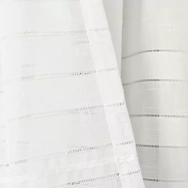 white_sheer_grommet_curtain_panel_set__in_6.webp Sheer Grommet Curtain Panel Set, 84 in.>Kirklands Home Store