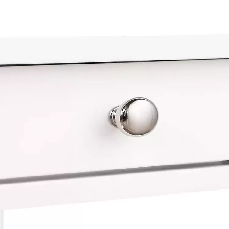 white_shelf_charging_accent_table_6.webp 2-Shelf Charging Accent Table>Kirklands Home Discount