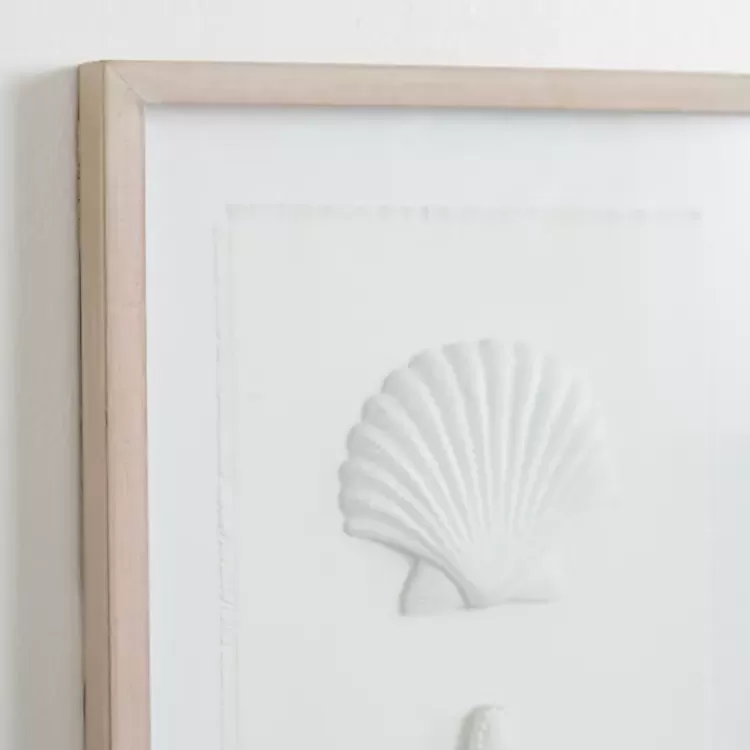 white_shells_shadowbox_wall_plaque_2.webp Shells Shadowbox Wall Plaque>Kirklands Home Fashion