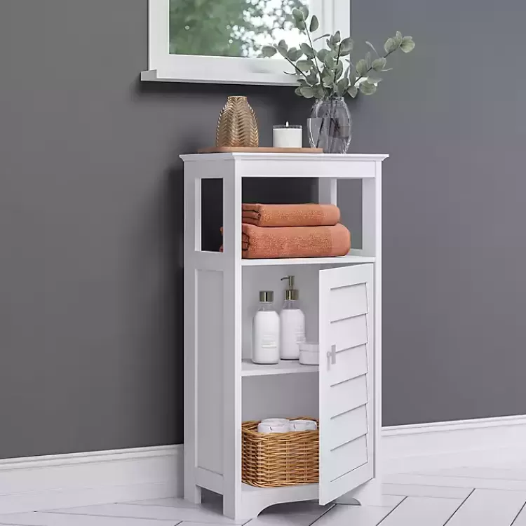 Shutter Single Door Storage Cabinet>Kirklands Home Cheap