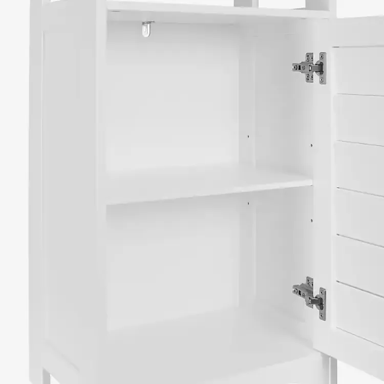 white_shutter_single_door_storage_cabinet_5.webp Shutter Single Door Storage Cabinet>Kirklands Home Cheap