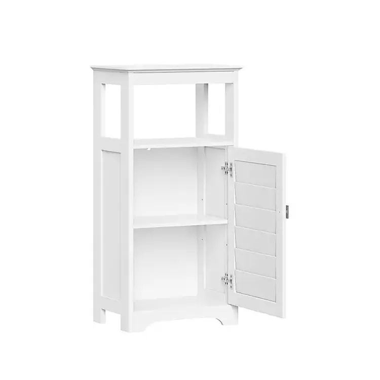 white_shutter_single_door_storage_cabinet_8.webp Shutter Single Door Storage Cabinet>Kirklands Home Cheap