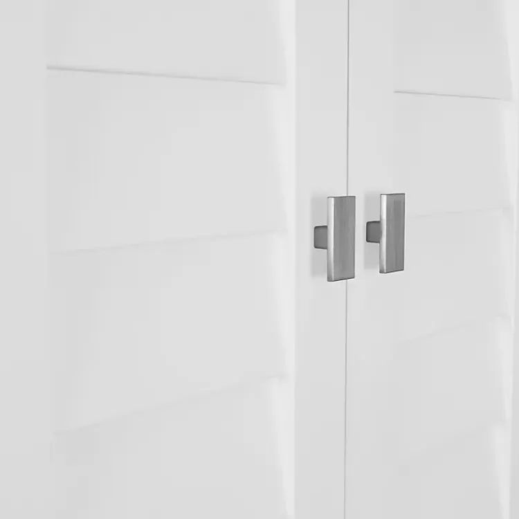 white_shutter_two_door_corner_storage_cabinet_5.webp Shutter Two Door Corner Storage Cabinet>Kirklands Home Shop