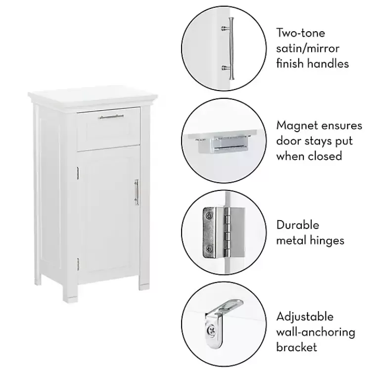 white_single_drawer_cabinet_7.webp Single Drawer Cabinet>Kirklands Home Sale