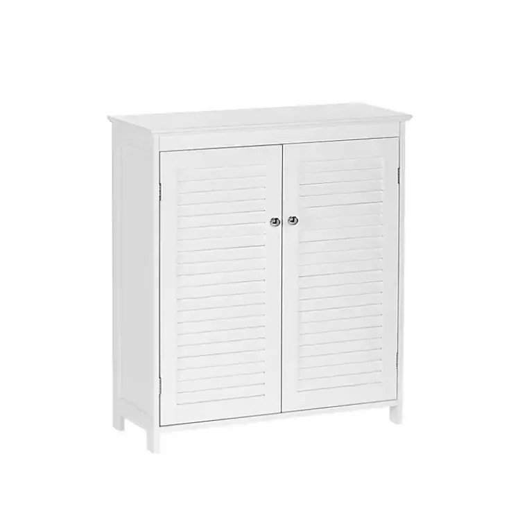 Slatted 2-Door Bathroom Storage Cabinet>Kirklands Home Discount
