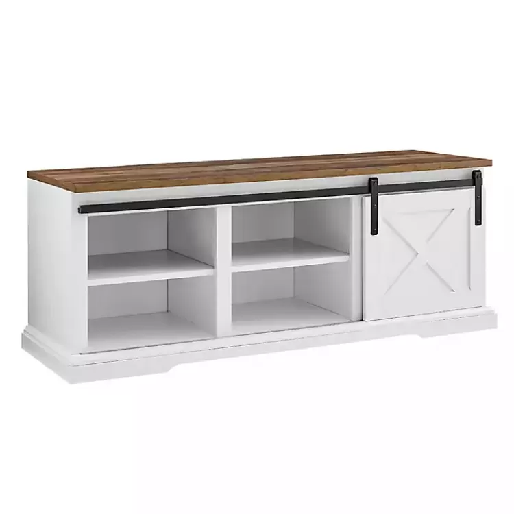 Sliding Barn Door Bench>Kirklands Home Outlet