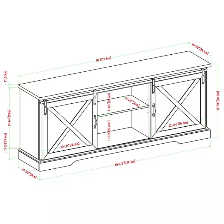 white_sliding_barn_door_media_cabinet_3.webp Sliding Barn Door Media Cabinet>Kirklands Home Fashion