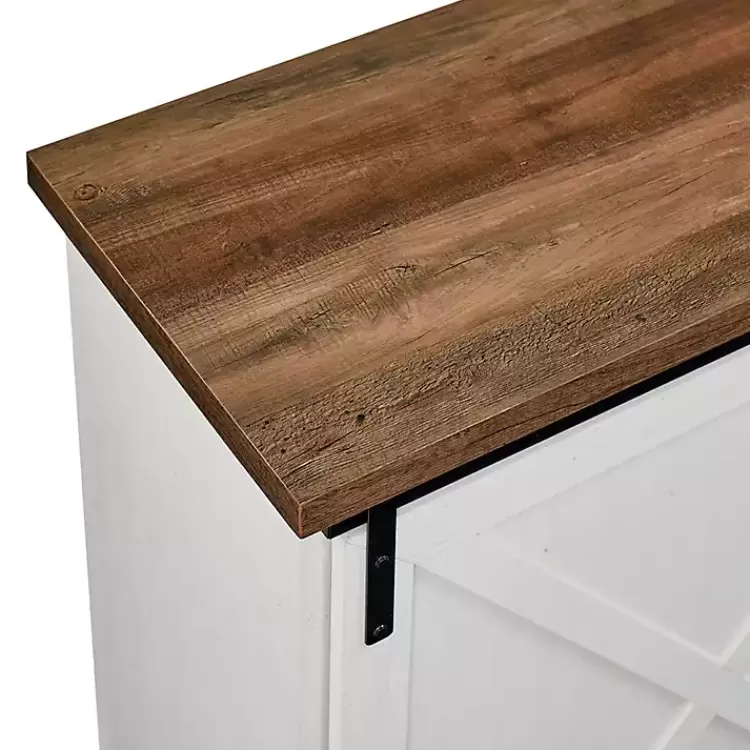 white_sliding_door_and_drawer_sideboard_4.webp Sliding Door and 3-Drawer Sideboard>Kirklands Home Hot