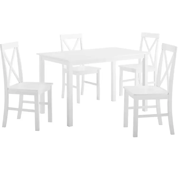 White Solid Wood 5-pc. Dining Set>Kirklands Home Best